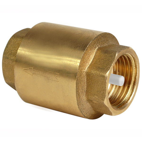 Клапан обратный TIM JH-1012std 1",   с металлическим седлом, 