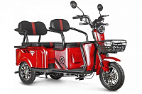 Трицикл Rutrike Экипаж (красный-2237) без АКБ 4шт(код 57045)