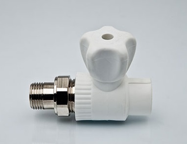 Кран шаровой PP-R ТУРЦИЯ  20х1/2"  прямой со сгоном