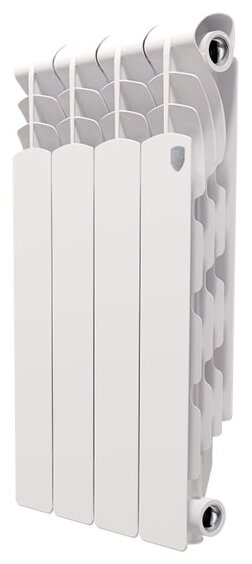 Радиатор Алюминиевый ROYAL Thermo Revolution 4 секции, 500мм/80мм, 185Вт/сек. белый
