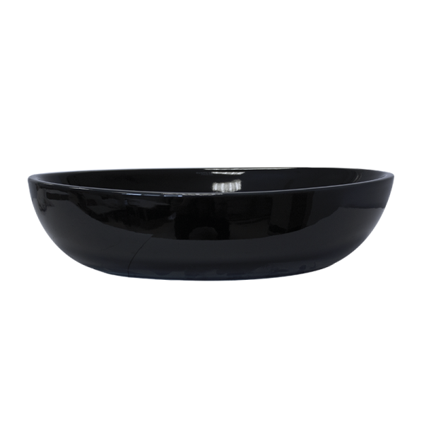 Умывальник накладной SANITA LUXE "Ringo Cut" (черный)  RNGSLWB02C