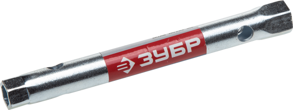 Ключ торцовый ЗУБР "МАСТЕР", трубчатый двухсторонний, прямой, 8х10мм 