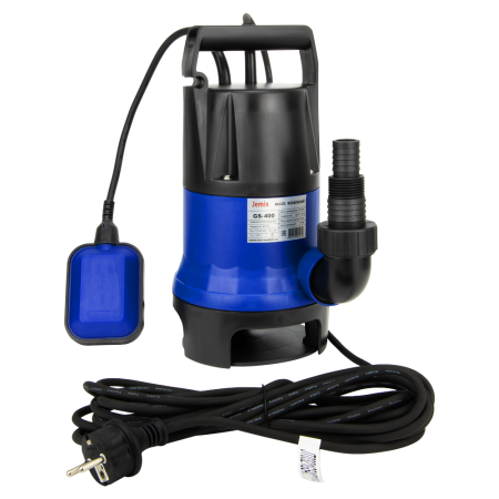 Насос дренажный  JEMIX GS-550/ФН-175-7 для грязной воды 10,5м3/ч 7м 550Вт пластик,  с поплавковым вы — купить в Кургане, цены в гипермаркете инженерной сантехники КЛЕВЕР