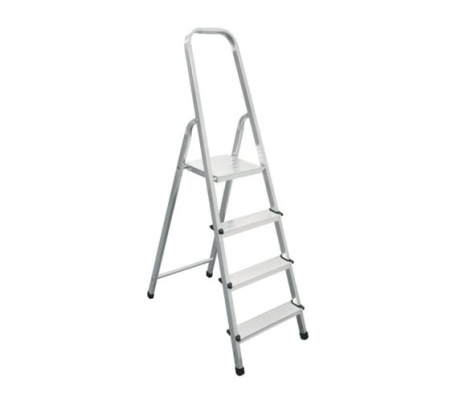 Стремянка алюминиевая 4-х ступенчатая БИБЕР 98004