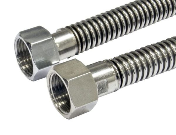 Подводка гибкая для газа сильфонная  180см 1/2", вн/вн